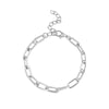 14K Gold & Silver Plated Chain Necklace For Women Dainty Layered Beaded Wave Box Chain & Chunky Square Link Choker.