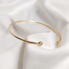 14K Gilded Inlaid Zircon Bracelet