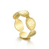 14k Gold Oval Texture Dracelet