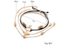 Modyle   Gold Color Crystal Wedding Bracelets Set CZ Stone Heart Bracelets Bangles For Woman