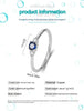 Exquisite And Small Blue Diamond 14K Gold Ring Light Simple Zircon