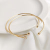 14K Gilded Inlaid Zircon Bracelet