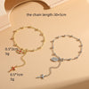Fashion OL Copper Plating 14k Real Gold Design Light Luxury Bracelet For Women