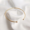 14K Gilded Inlaid Zircon Bracelet