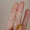 S925 Silver Plating 14K Gold All-match Earrings