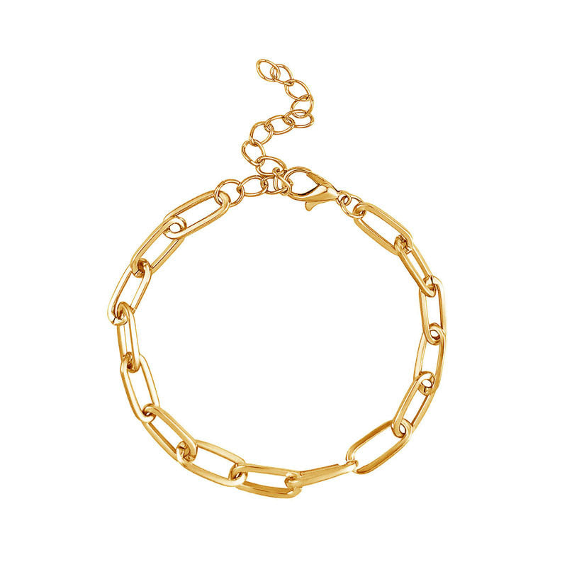 14K Gold & Silver Plated Chain Necklace For Women Dainty Layered Beaded Wave Box Chain & Chunky Square Link Choker.