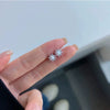 S925 Sterling Silver 14K Gold Plated Opal Zircon Stud Earrings